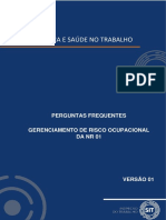 FAQ - Perguntas e Respostas GRO e PGR Da NR-01