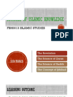 Chapter 1 - Sources of Islamic Knowledge