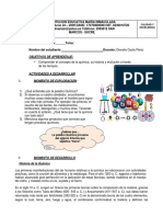 Plan de Clases Química Sexto