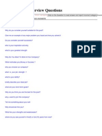 Chemistry Interview Questions: There Are No Questions in This Category