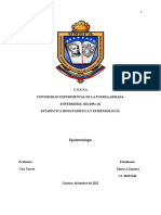 Epidemiología, Estadística Tarea