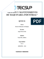 Gestión y Mantenimiento de Maquinaria Industrial