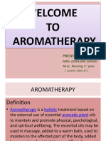 Clinical Presentation On Aroma Therapy