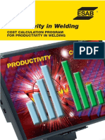 Cost Calculation Program For Productivity in Welding