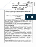 Decreto 335 Del 8 de Marzo de 2022