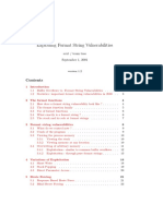 Exploiting Format String Vulnerabilities: Scut / Team Teso September 1, 2001