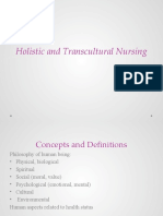 Holistic and Transcultural Nursing