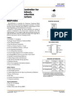 Power Factor Controller For Compact and Robust, Continuous Conduction Mode Pre-Converters NCP1654