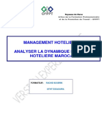 Analyser La Dynamique Industrie Hôteliere Marocain