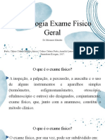 Semiologia Exame Fisico