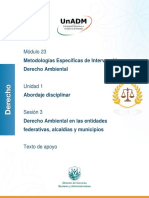 Módulo 23: Metodologías Específicas de Intervención: Derecho Ambiental