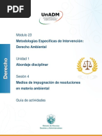 Módulo 23: Metodologías Específicas de Intervención: Derecho Ambiental