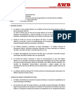 Informe Tecnico Corte de Energia Electrica Edificio Rivera Navarrete