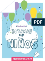 GM Botanas para Ninos Cocina Vital