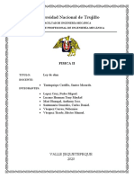 Informe de La Ley de Ohm