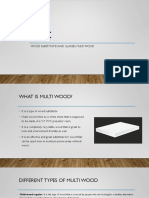 Wood Substitutes and Glasses: Multi Wood: Name:Asna Roll No: 13 Sem: S5 B Thejus College of Architecture