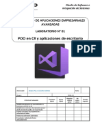 Lab 01 - POO en C# y Desarrollo de Aplicaciones Windows Form