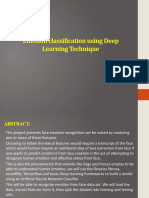 Emotion Classification Using Deep Learning Technique