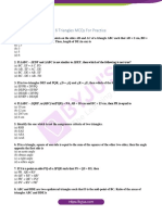 Class 10 Maths Chapter 6 Triangles MCQs For Practice