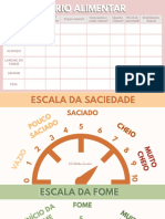 Diário Alimentar + Escala de Fome e Saciedade