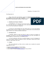 Carta de Patrocinio