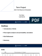 Term Project: PEGN 513A Reservoir Simulation