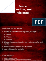 Peace, Conflict, and Violence