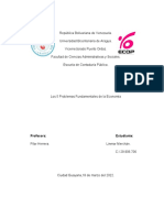 5 Problemas Fundamentales de La Economia