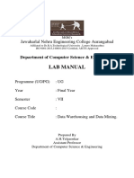 Lab Manual: Jawaharlal Nehru Engineering College Aurangabad