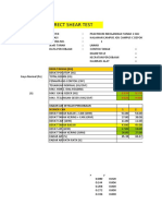 Hasil Perhitungan Praktikum Tanah 2