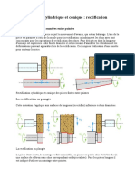 La Rectification Cylindrique Et Conique