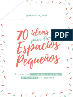 70 Ideas para Espacios Pequeños