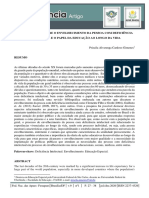 Envelhecimento Da Pessoa Com Deficiência