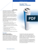 SepraSol Liquid Gas Coalescer Datasheet 20.09.16