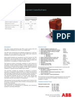 Indoor Supporting Current Transformers: TPE 6x.xx