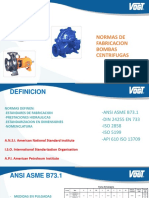 Normas de Diseño Bombas Centrifugas