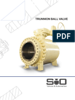 Válvula de Bola Trunnion API 6D SIO