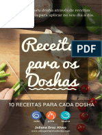 E Book 'Receitas para Os Doshas