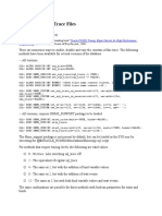 Generating SQL Trace Files