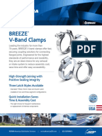 Breeze V-Band Clamps: High-Strength Joining With Positive Sealing Integrity Three Latch Styles Available