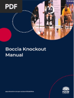 Boccia Knockout Manual: Department of Education