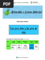 Los Seres Vivos y No Vivos - 2° Grado - Cs Naturales