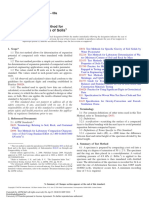 Expansion Index of Soils: Standard Test Method For