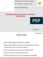 1-Epidemiologie Prevention Et Depistage - Des Cancers