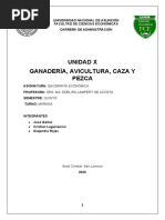 Unidad 10 - Ganadería, Avicultura, Caza y Pesca