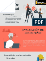 Evaluasión Del Desempeño - 9001