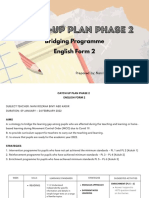 Catch Up Plan Form 2