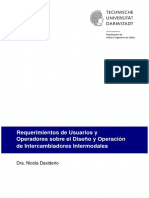 Requirements of Users and Operators On The Design and Operation of INTERMODAL INTERCHANGES