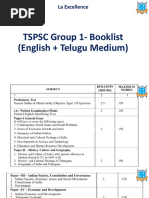 TSPSC Group 1 Booklist