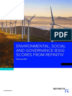 Environmental, Social and Governance (Esg) Scores From Refinitiv